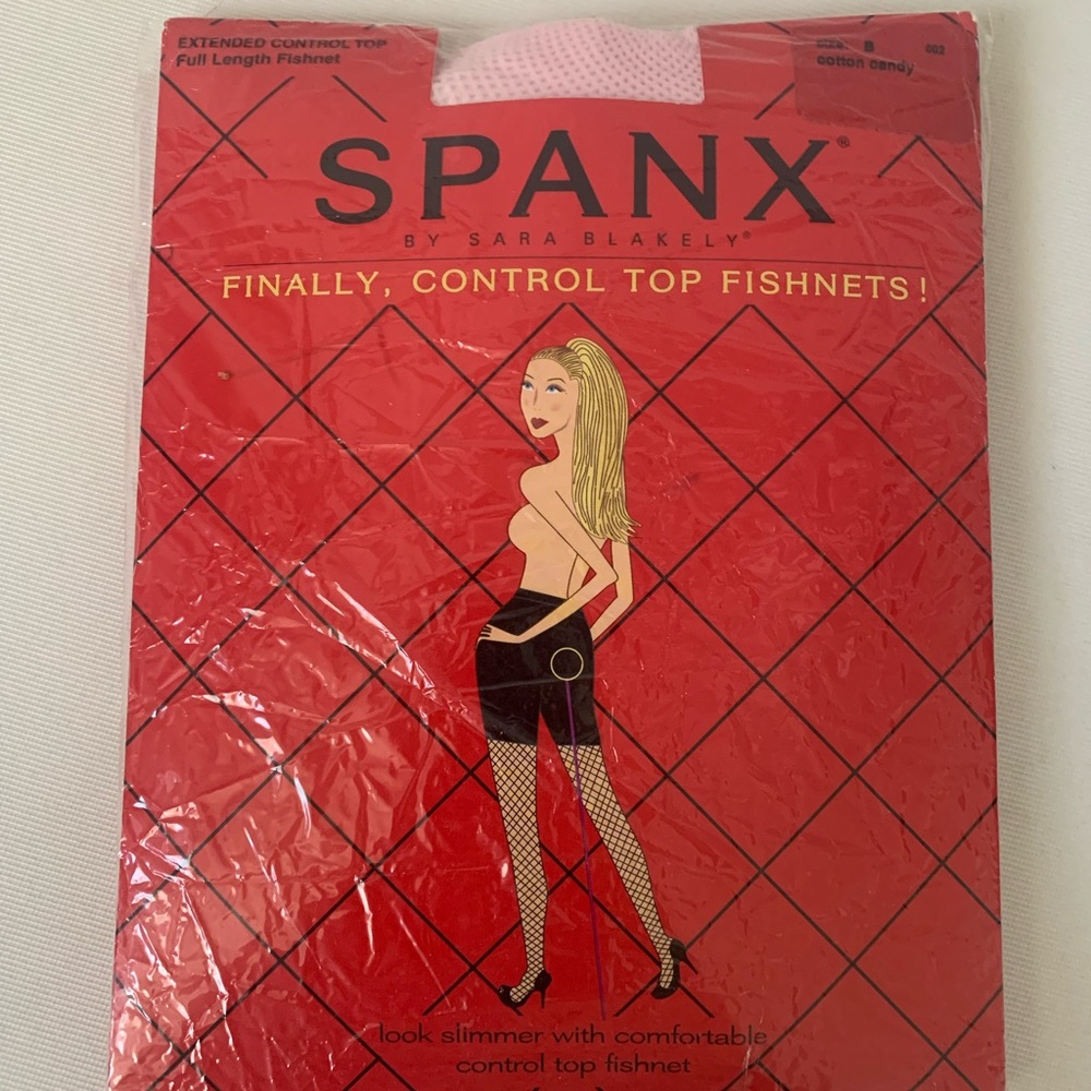 SPANX shaping fishnet stockings